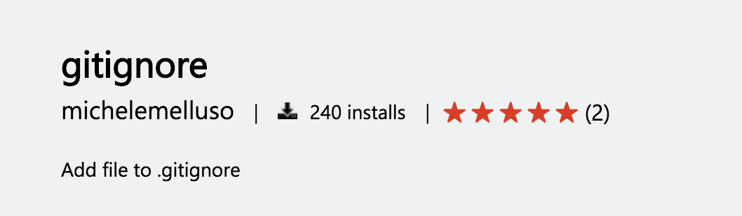 gitignore right click extension