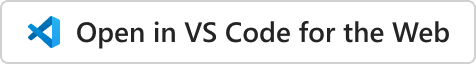 Image of a button to Open in VS Code for the Web