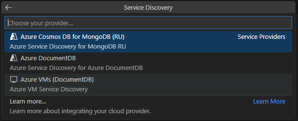 Database Connection setup