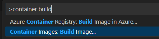 Build container image