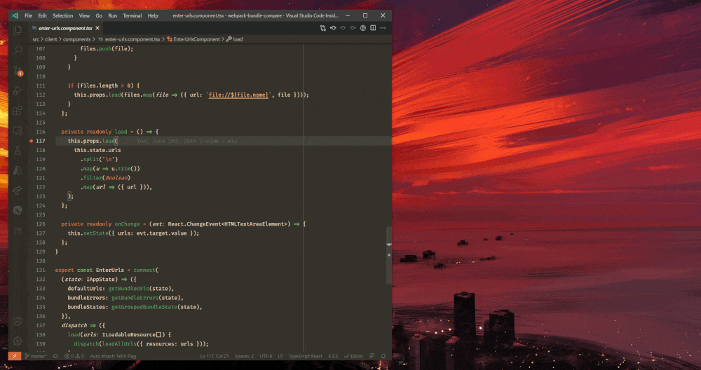"검사" 아이콘을 클릭하고 Edge에서 요소를 클릭하는 시연